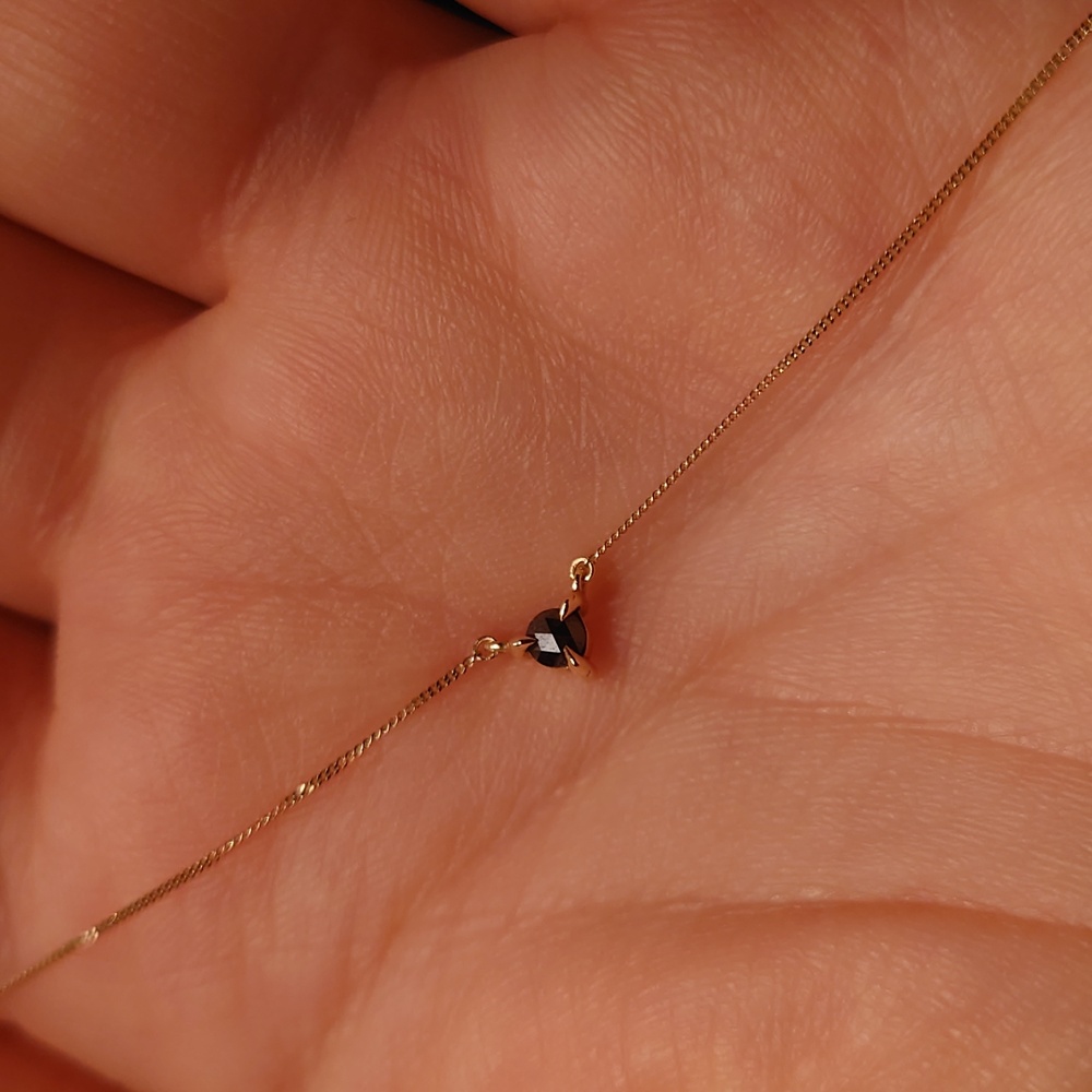 Black Diamond fizz Necklace - Picture 4 of 4